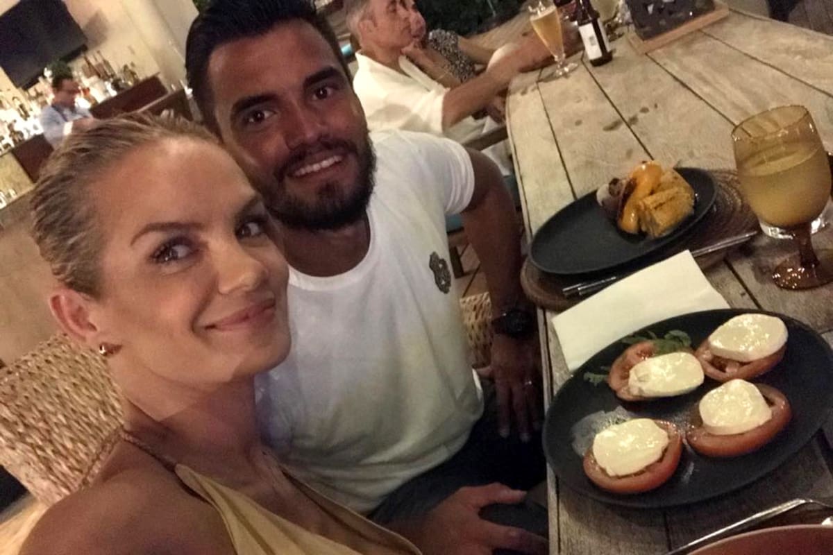 Eliana Guercio y Sergio Romero se casaron en 2009. Tienen tres hijas Jazmín (10), Chloe (8) y Meghan (2)