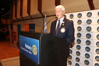 Elías Hurtado Hoyo, el día de su asunción como presidente del período 2019/2020