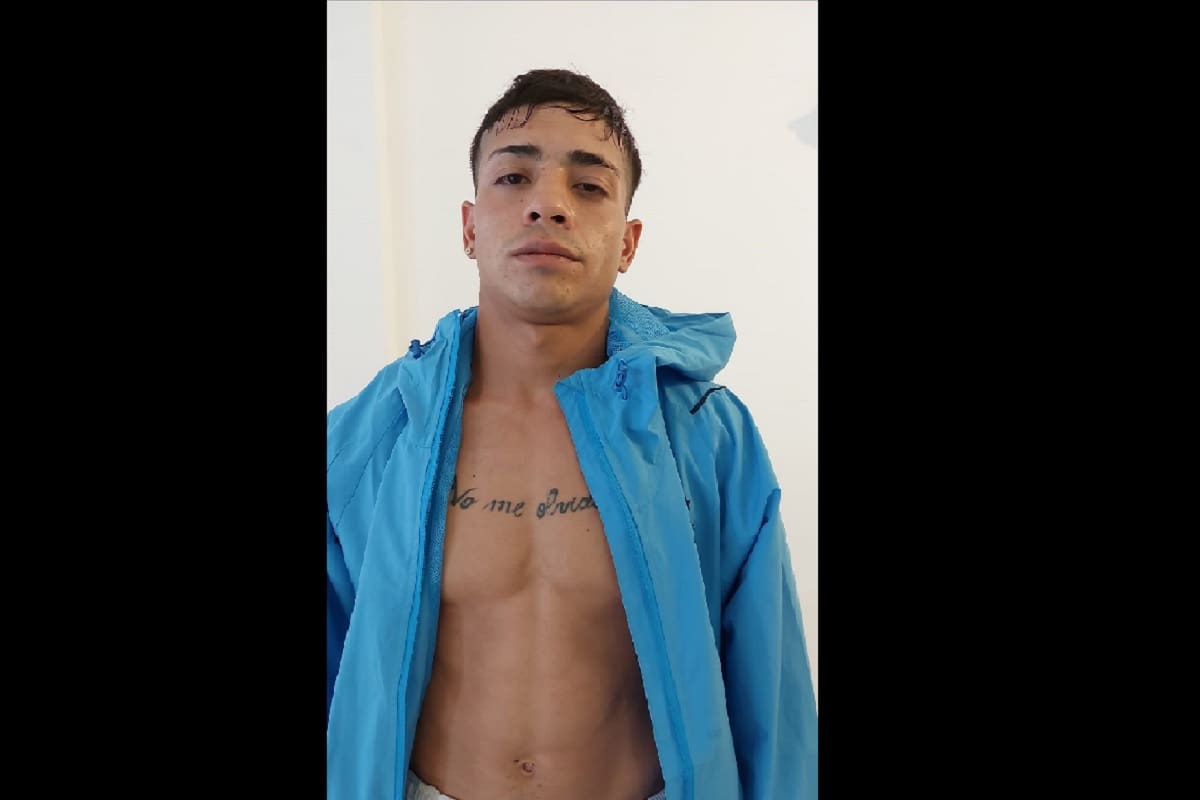 Elías Joel Costa Viñales, detenido por el tiroteo en un enfrentamiento entre barrabravas de Midland, en Merlo