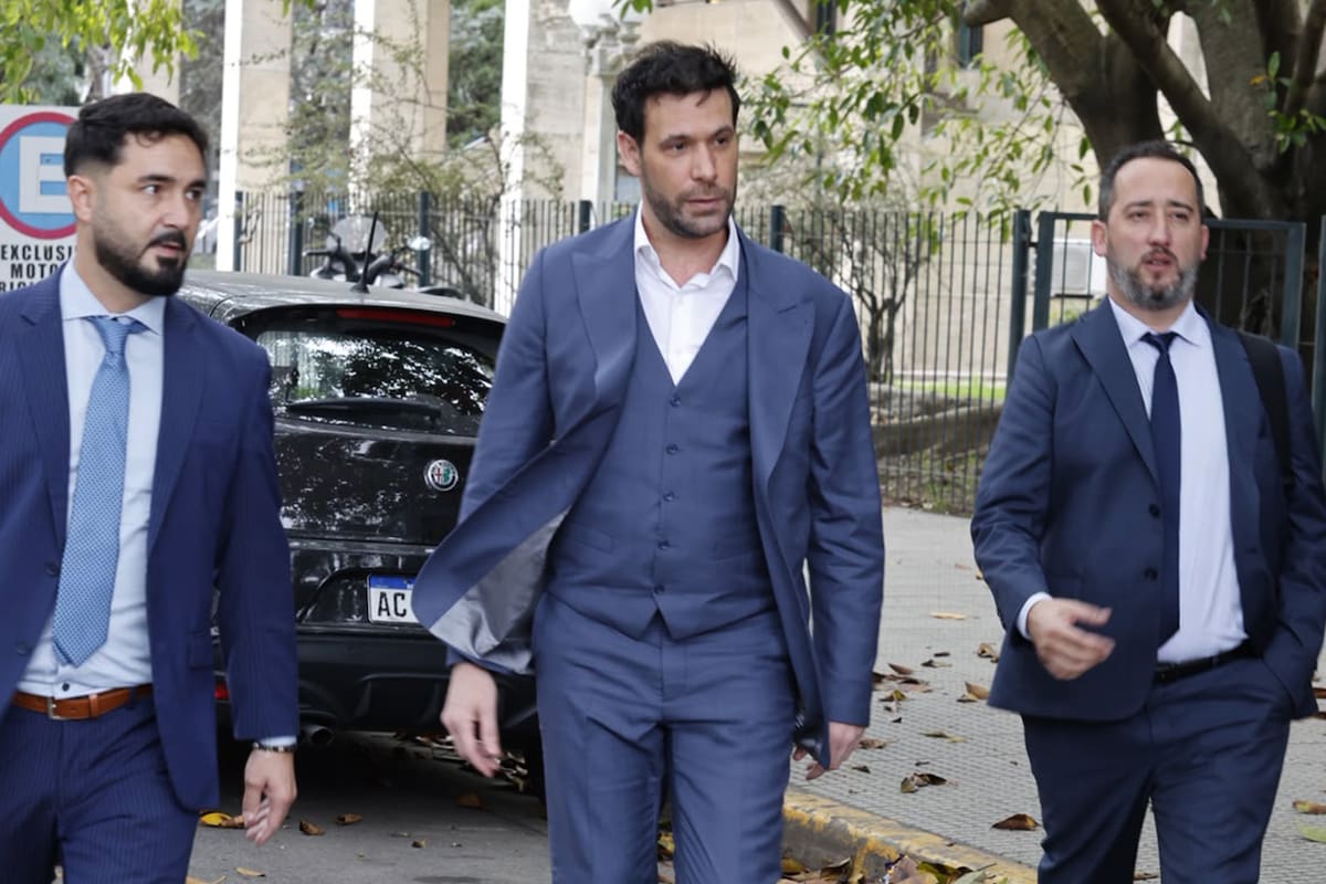 Elías Piccirillo en los tribunales de Comodoro Py