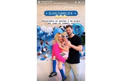Elías se vistió con la camiseta de Messi del Inter Miami