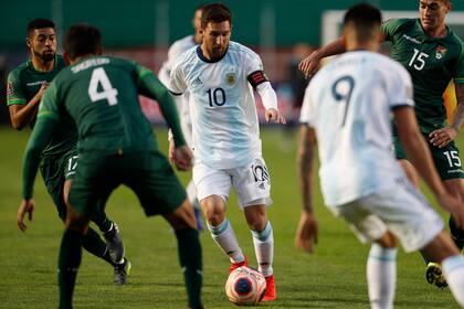 Messi, frente a Bolivia en La Paz
