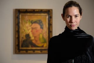 “Frida me ayudó con esta muestra: me manda mensajes”