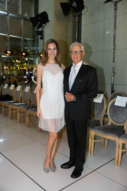 .Elina Costantini, creadora y directora de SAC (Semana Alta Costura), y Eduardo Costantini