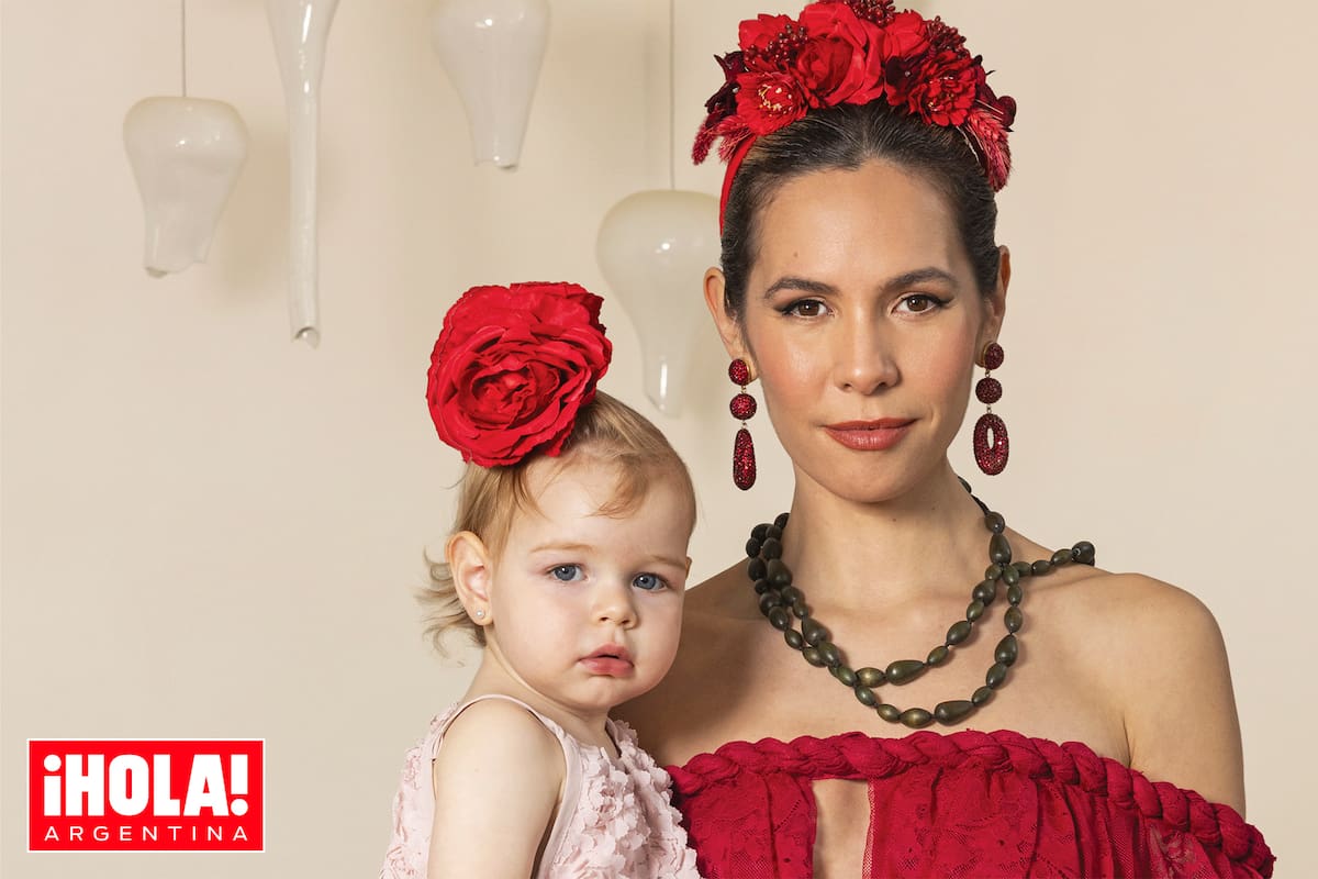 Elina Costantini y su hija Kahlo Milagro