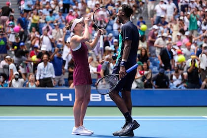 Elina Svitolina y Gael Monfils, pareja en el torneo de dobles mixtos del US Open y fuera de las canchas también