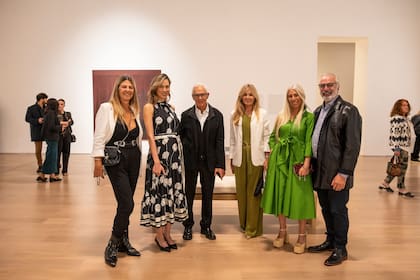 Elina y Eduardo Costantini compartieron su alegría por recibir una muestra del artista argentino por segunda vez en la historia del Malba