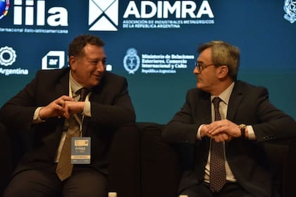 Elio Del Re junto a Martín Rappallini