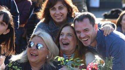 Elisa Carrió, Carmen Polledo, Fernando Sánchez y Paula Oliveto