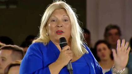"Qué champagne, qué caviar", celebró la líder de la Coalición Cívica.