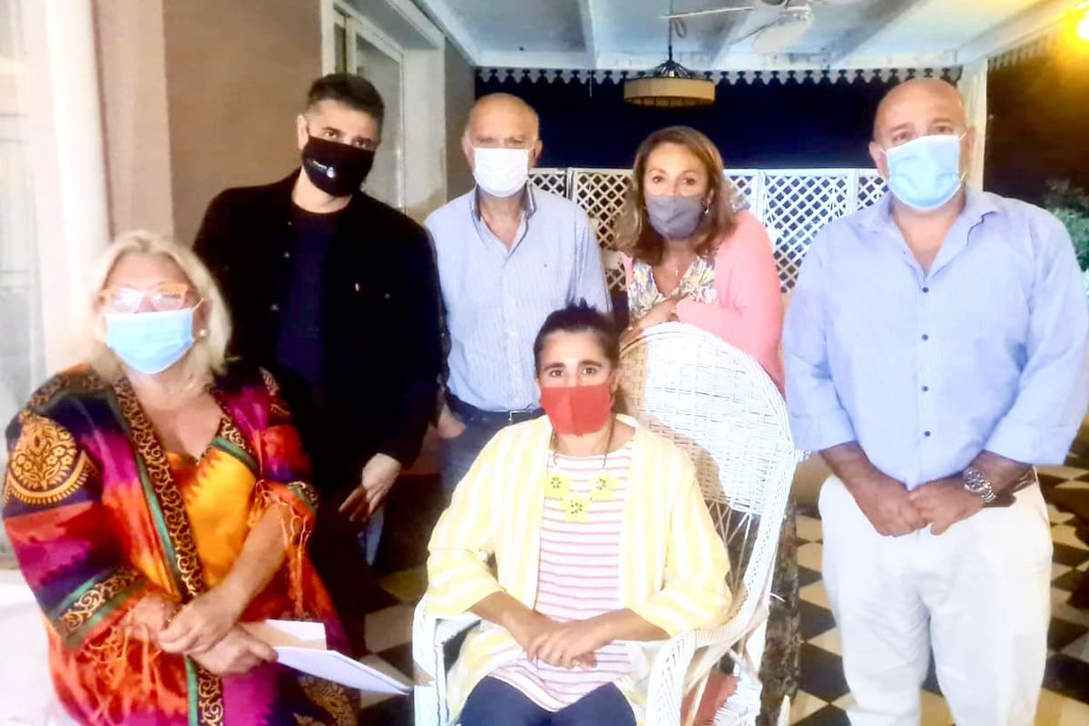 Elisa Carrió, Jorge Macri, Néstor Grindetti, Marcela Campagnoli, Maricel Etchecoin y Andrés De Leo, se reunieron en Capilla del Señor