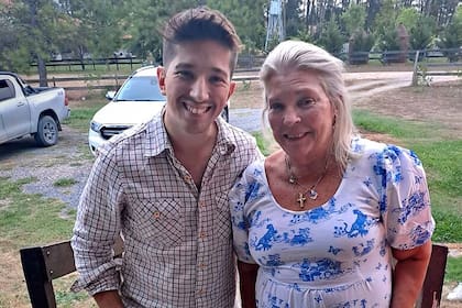 Elisa Carrió, junto a Matías Yofe