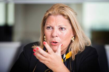 La diputada Elisa Carrió