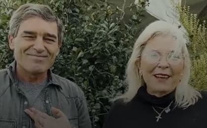 Elisa Carrió recibió a Fernán Quirós en su casa de Capilla del Señor y subió a las redes la foto