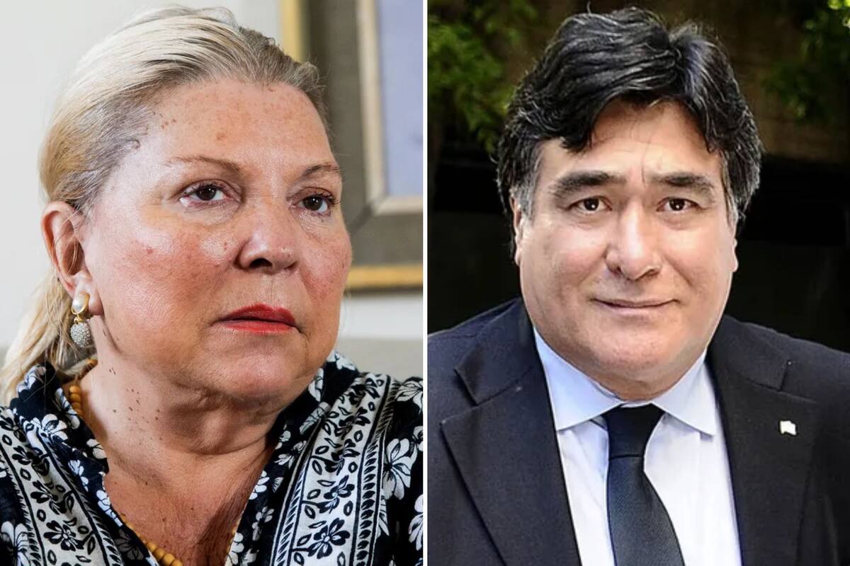 Elisa Carrió y Carlos Zannini