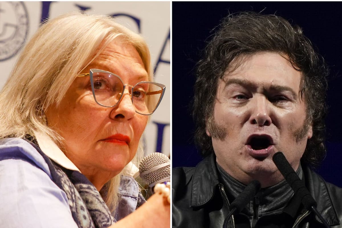 Elisa Carrió y Javier Milei