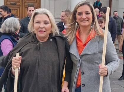 Elisa Carrió y Lucila Lehmann, su referente en Santa Fe y primer candidata a diputada provincial de la CC