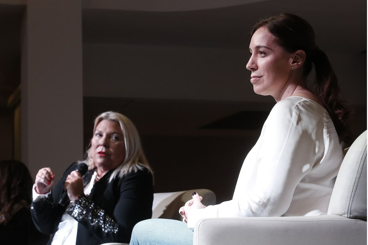 Elisa Carrió y María Eugenia Vidal, en un diálogo abierto