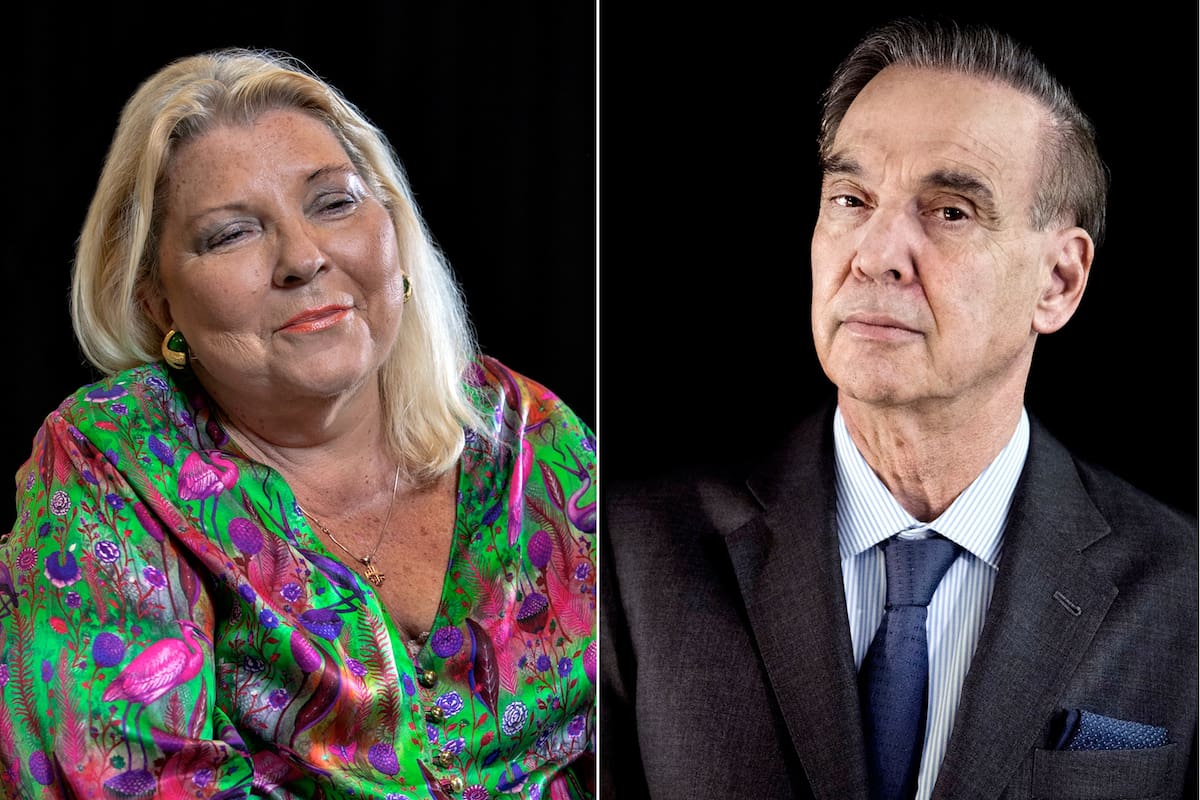 Elisa Carrió y Miguel Pichetto