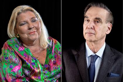 Elisa Carrió y Miguel Pichetto