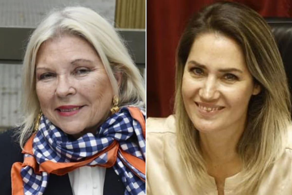 Elisa "Lilita" Carrió y Carolina Losada