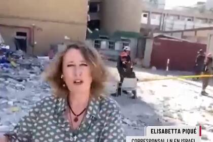 Elisabetta Piqué, corresponsal en Israel, informó el impacto del ataque desde el hospital afectado