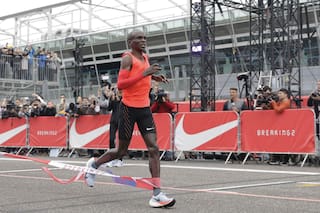 Hazañas. El keniata que buscará romper un récord en la maratón de Berlín