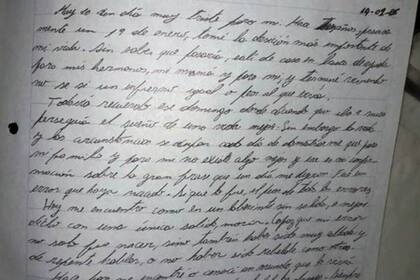 Elizabeth escribió en su diario íntimo todos los momentos dolorosos que vivió y cómo decidió escapar