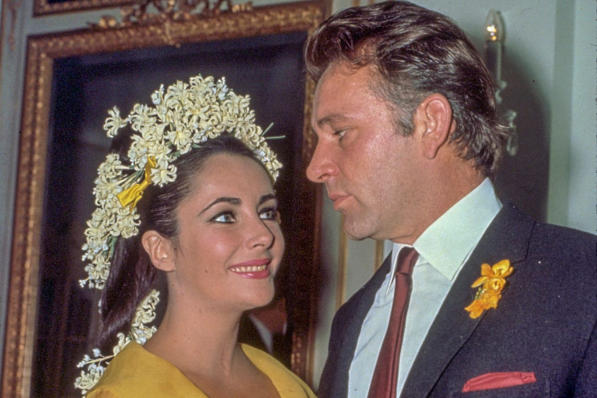 Elizabeth Taylor y Richard Burton, un romance muy tumultuoso