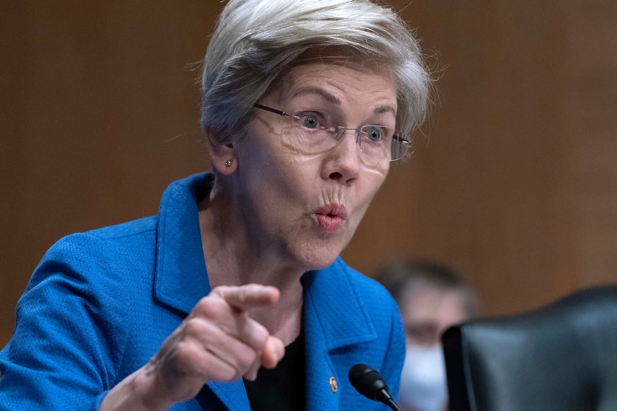 Elizabeth Warren, presidenta demócrata del Comité de Banca, Vivienda y Asuntos Urbanos del Senado (AP Foto/José Luis Magaña, Archivo)