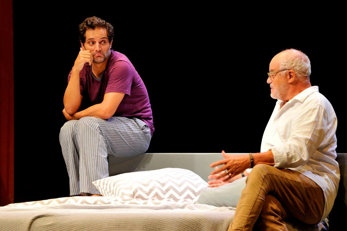 Ella en mi cabeza, la comedia que protagonizan Joaquín Furriel, Juan Leyrado y Florencia Raggi, fue uno de los espectáculo más vistos en Buenos Aires