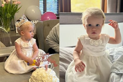 Elle cumplió un año y la celebración incluyó el bautismo religioso (Foto Instagram @danielachristiansson)