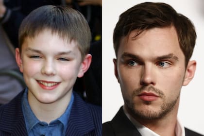 Nicholas Hoult (en la época de Un gran chico) y actualmente