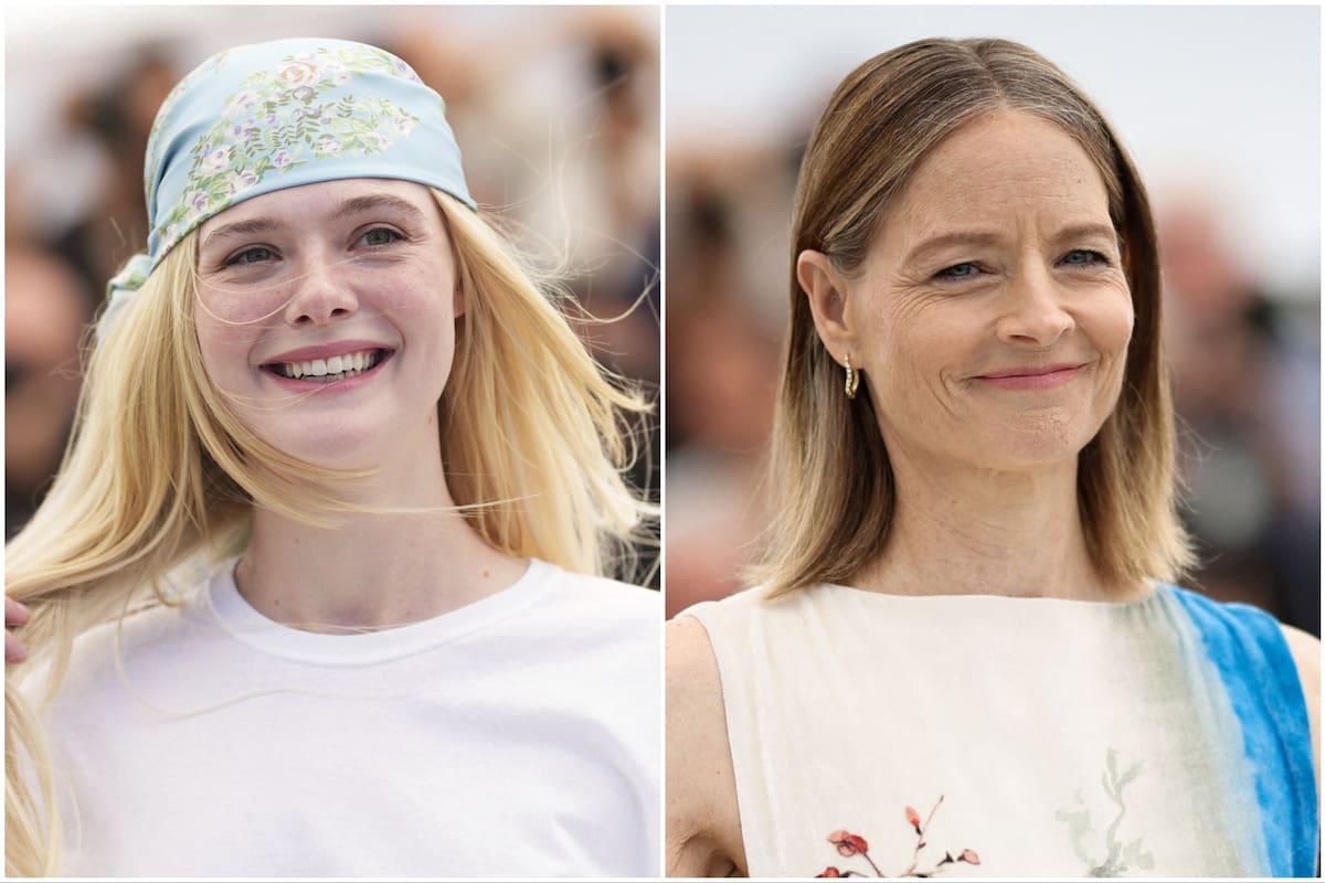 Elle Fanning y Jodie Foster brillaron en su paso por la alfombra roja en el Festival de Cannes