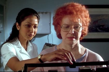 Ellen Burstyn, en una escena del film Réquiem para un sueño