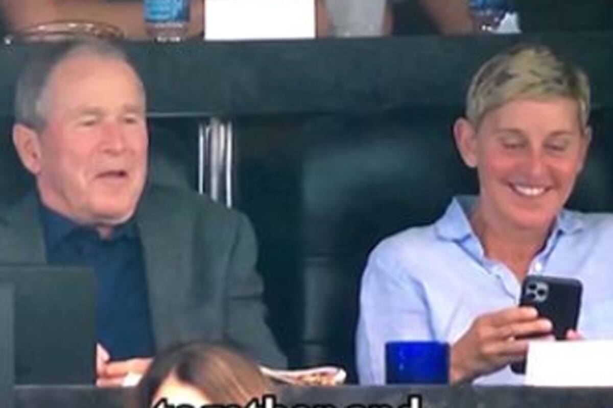Ellen DeGeneres respondió a quienes la criticaron por una foto donde se la ve junto a George Bush