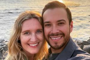 Elliott Blair y su esposa Kimberly celebraban su primer año de casados en Rosarito
