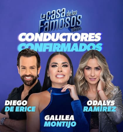 Ellos serán los conductores de La casa de los famosos México