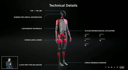 Elon Musk anunció que su firma trabaja en el desarrollo de un robot humanoide, Tesla Bot, aprovechando el software de gestión autónoma que usan sus vehículos