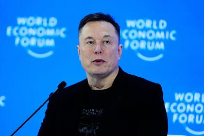 Elon Musk asiste a la reunión anual del Foro Económico Mundial, el 22 de enero de 2026