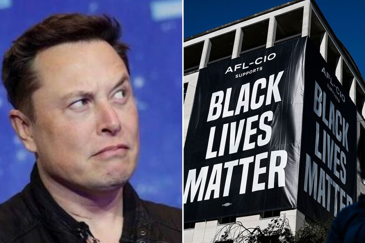 Elon Musk; black lives matter