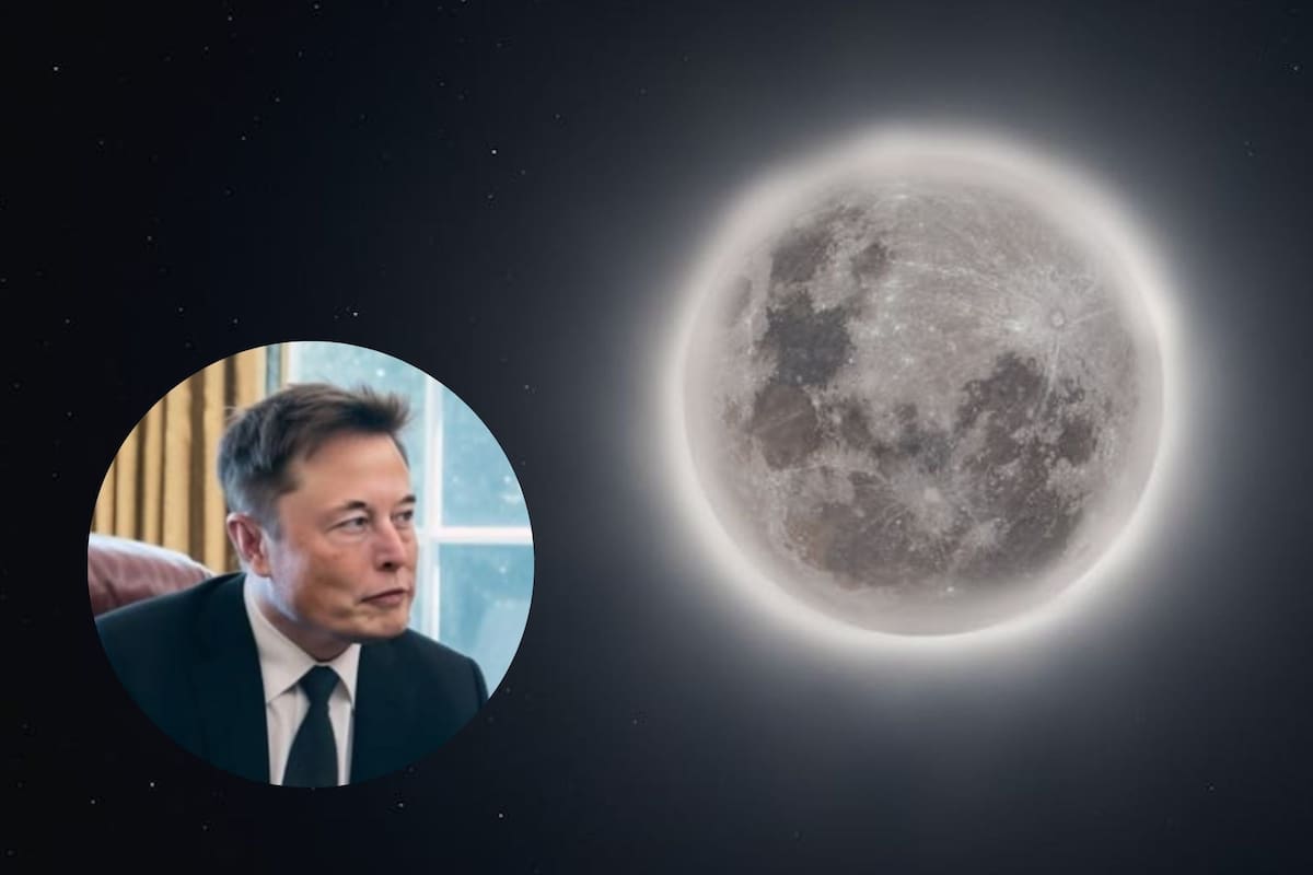Elon Musk compartió que su empresa tiene un nuevo enfoque a una ciudad autogenerada en la Luna (Instagram/@__elon__musk___official_/Pexels)
