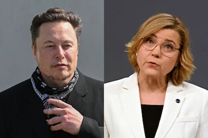 Elon Musk, dueño de la plataforma X, y Henna Virkkunen, vicepresidenta de la Comisión Europea de Soberanía Tecnológica, Seguridad y Democracia