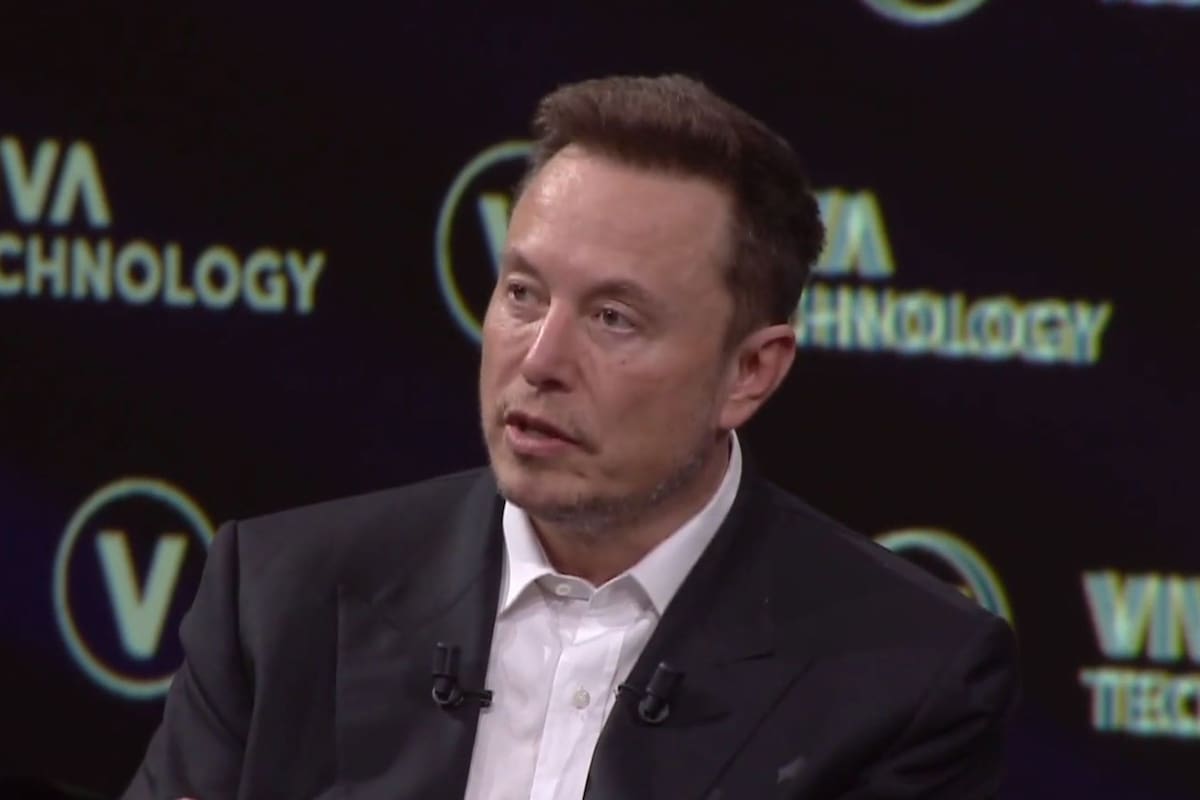 Elon Musk en la conferencia Vivatech (París)