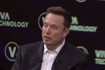 Elon Musk en la conferencia Vivatech (París)