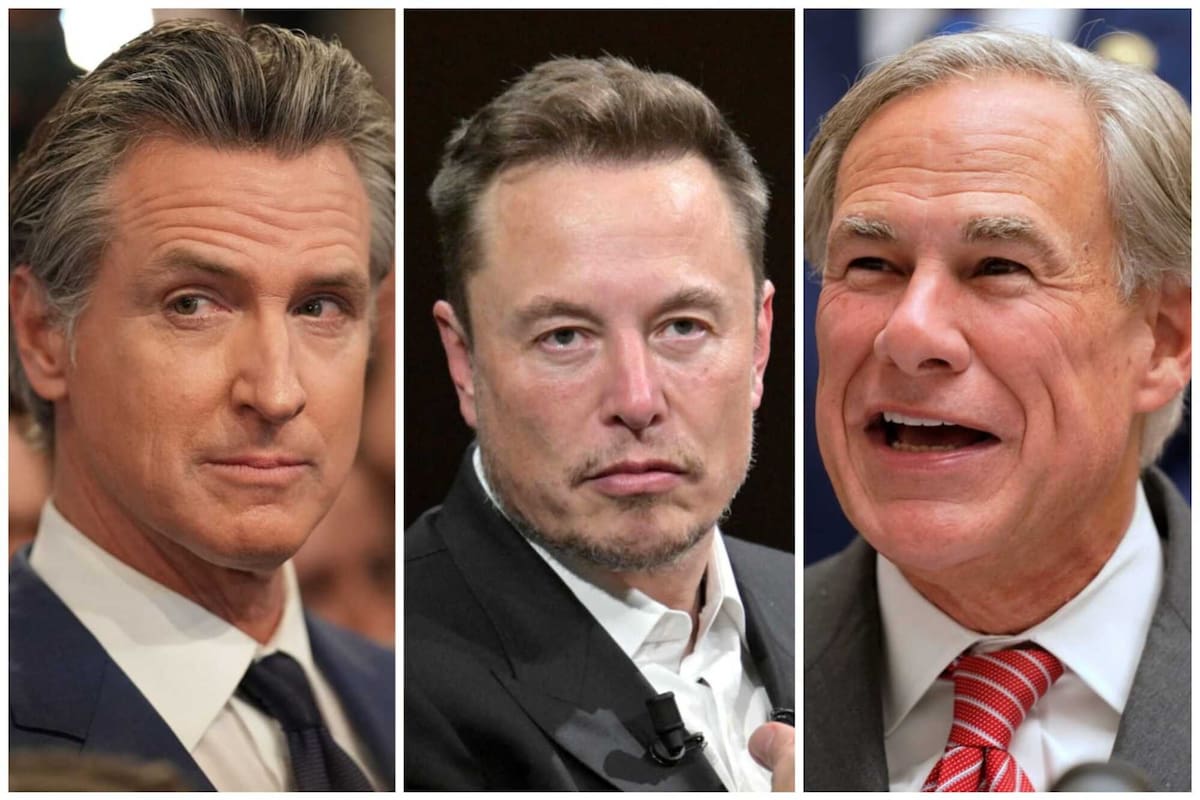 Elon Musk mudará SpaceX de California a Texas por un proyecto de ley de Gavin Newsom y Greg Abbott festejó la decisión