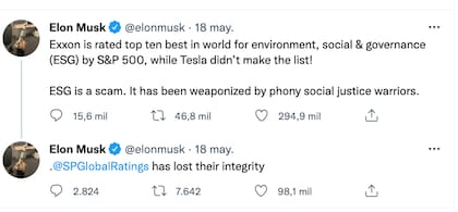 Elon Musk reaccionó porque excluyeron a Tesla del índice de S&P 500
