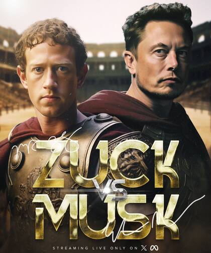 Elon Musk sugirió que su pelea con Mark Zuckerberg podría hacerse en algún lugar de la antigua Roma, y los memes no tardaron en llegar