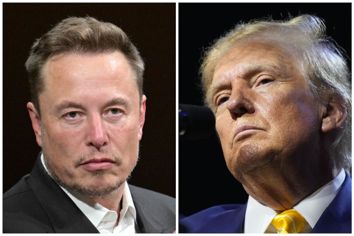 Elon Musk y Donald Trump.