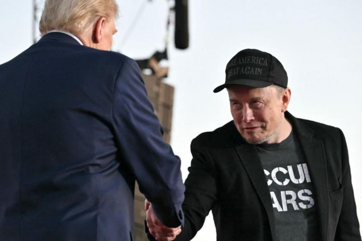 Elon Musk y el presidente electo Donald Trump